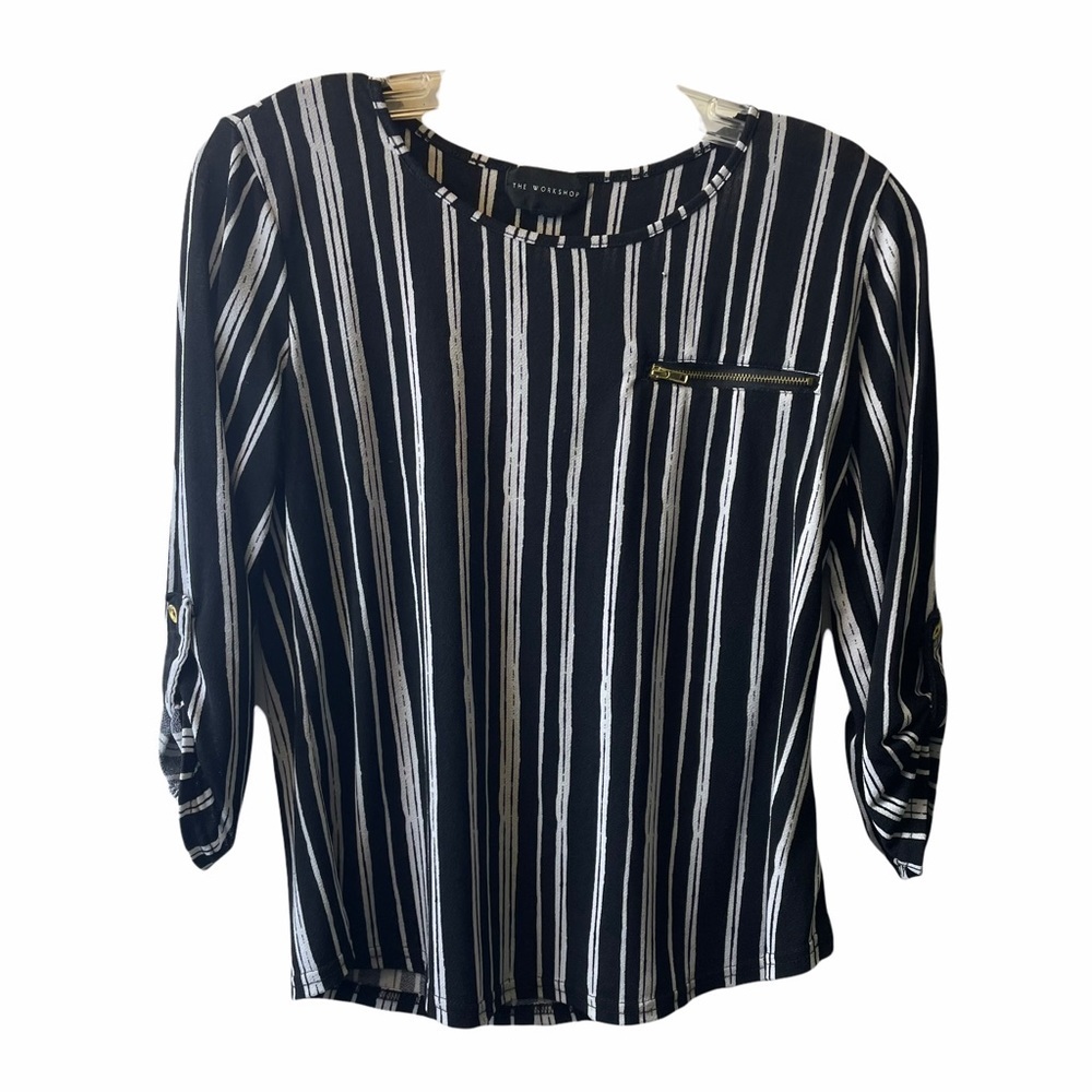 The Workshop striped top size small